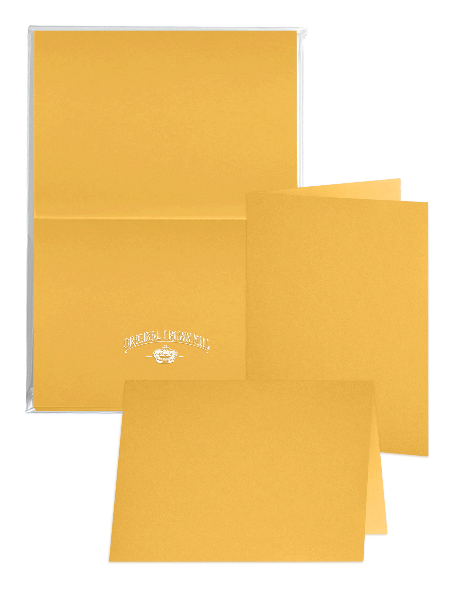 Original Crown Mill Cello Kaarten Dubbel 17x23/2 cm - 10 stuks - Velijn Mango