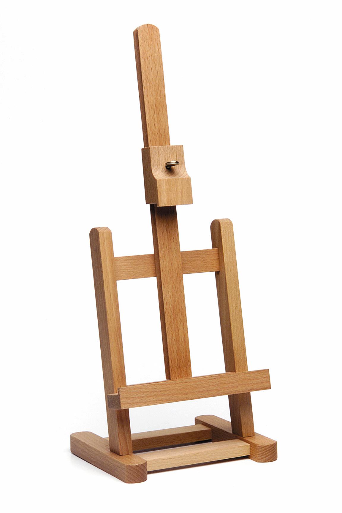 MUSEO Decoratie Ezel San Marino 13x16x26-42 cm - Beukenhout