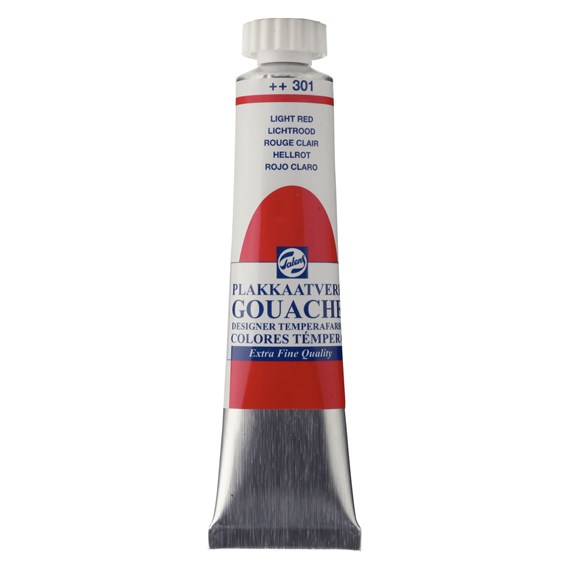 Talens Plakkaatverf Tube Extra Fijn 20 ml Licht Rood - 301
