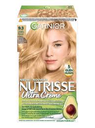 Garnier Haarkleuring Permanent Nutrisse Ultra Creme 9.3 zeer licht Goudblond