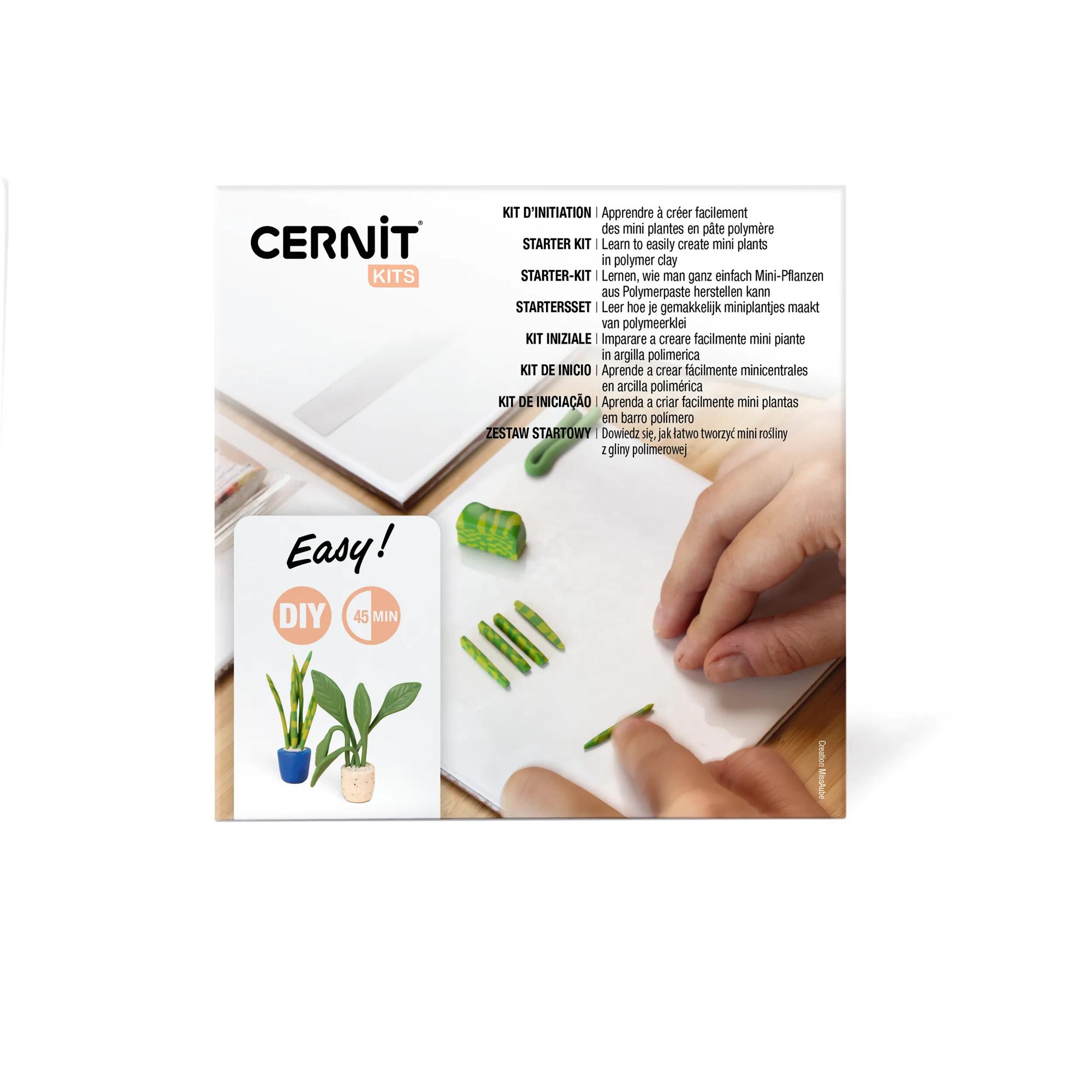 Cernit Starterkit Polymeerklei DIY Mini Planten