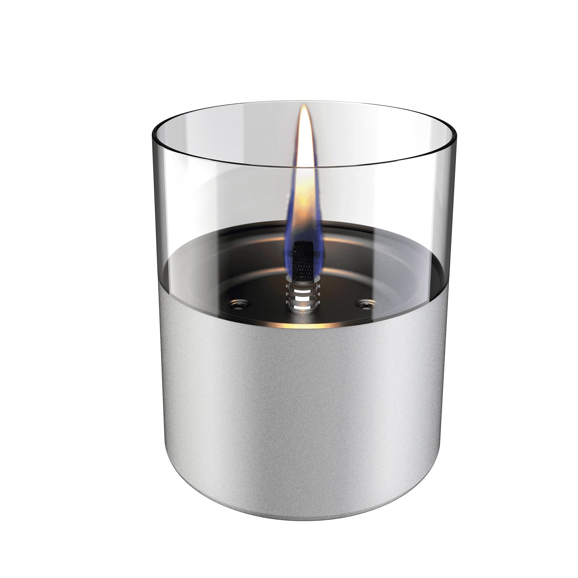 Tenderflame Oliekaars Lilly 10 Aluminium 300ml - Glas - 8 Branduren - 10x10.5 cm