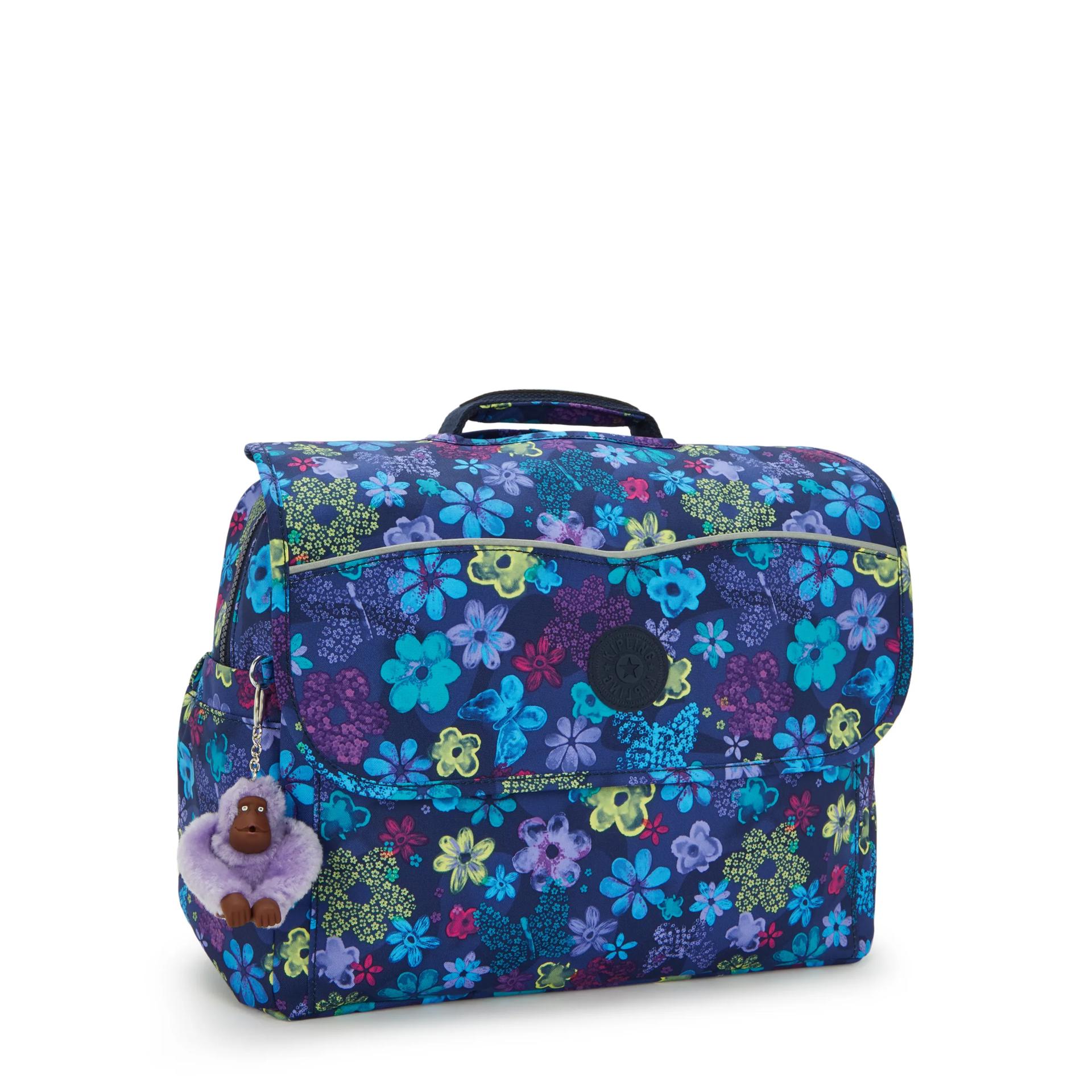 Kipling Boekentas Codie M 18l Dark Flower Stamp 29.5x13x35.5 cm