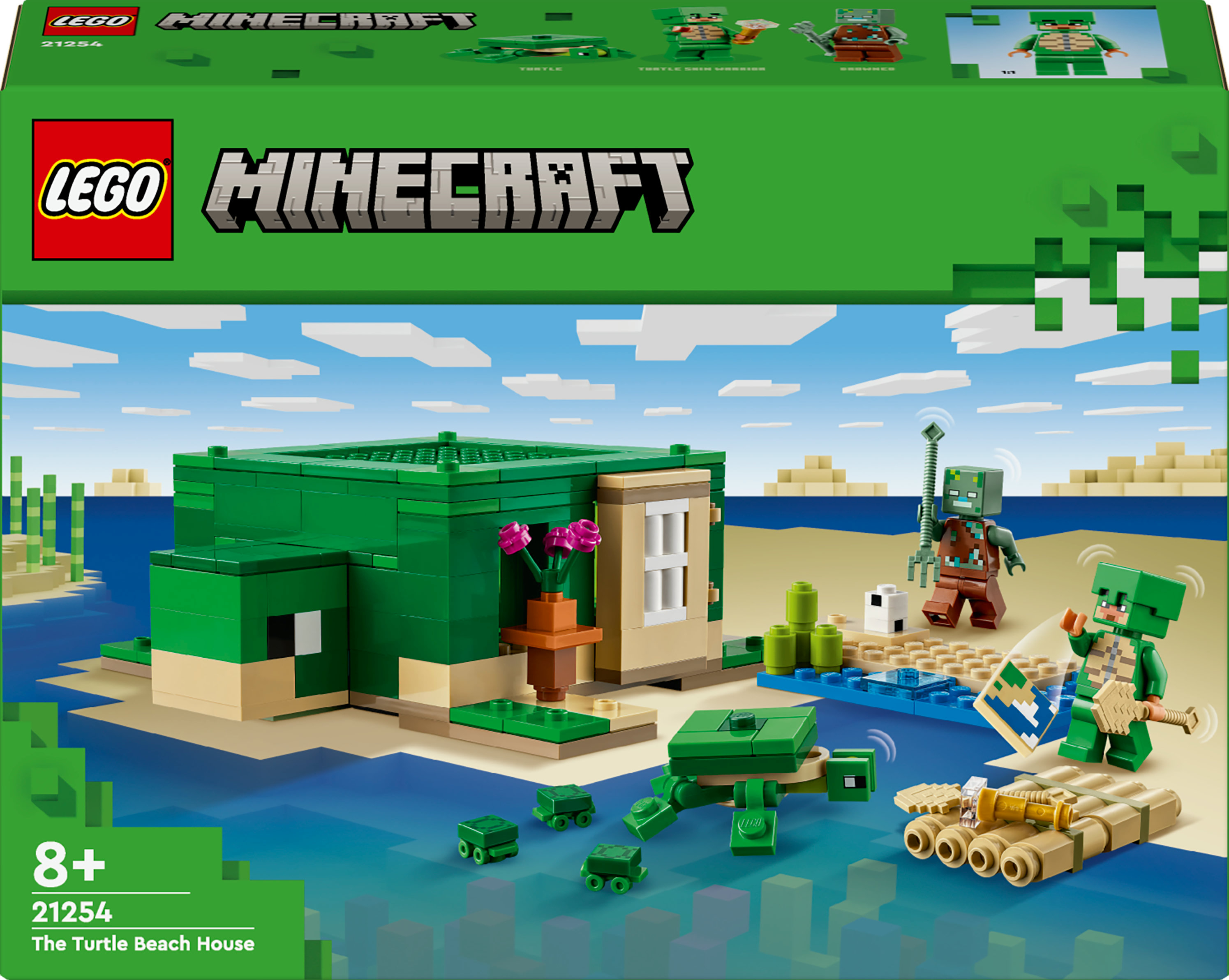 LEGO Minecraft 21254 Het Schildpad- strandhuis LEGO Minecraft 21254 Het Schildpad- strandhuis