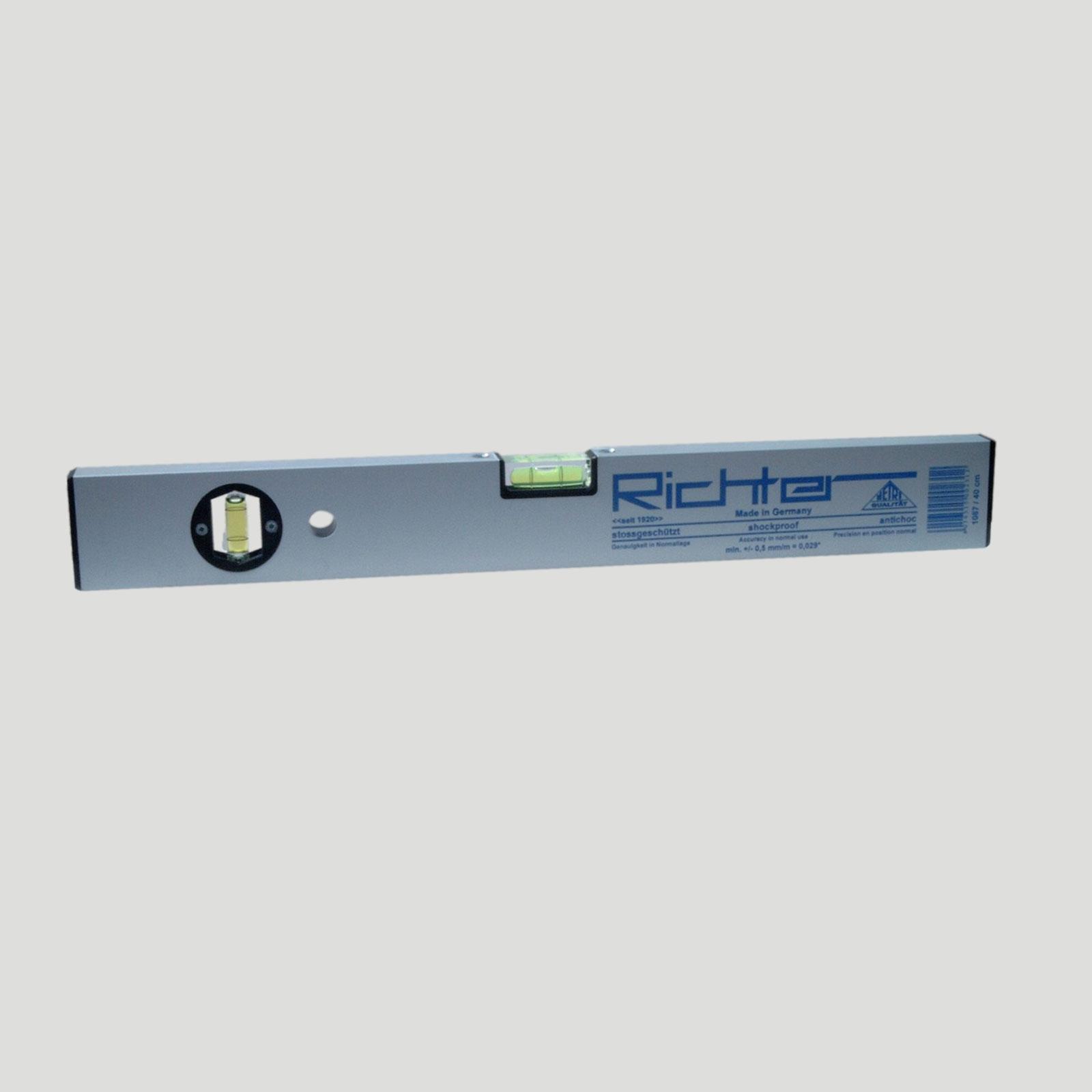Richter Waterpas Aluminium 800 mm Versterkte Zolen