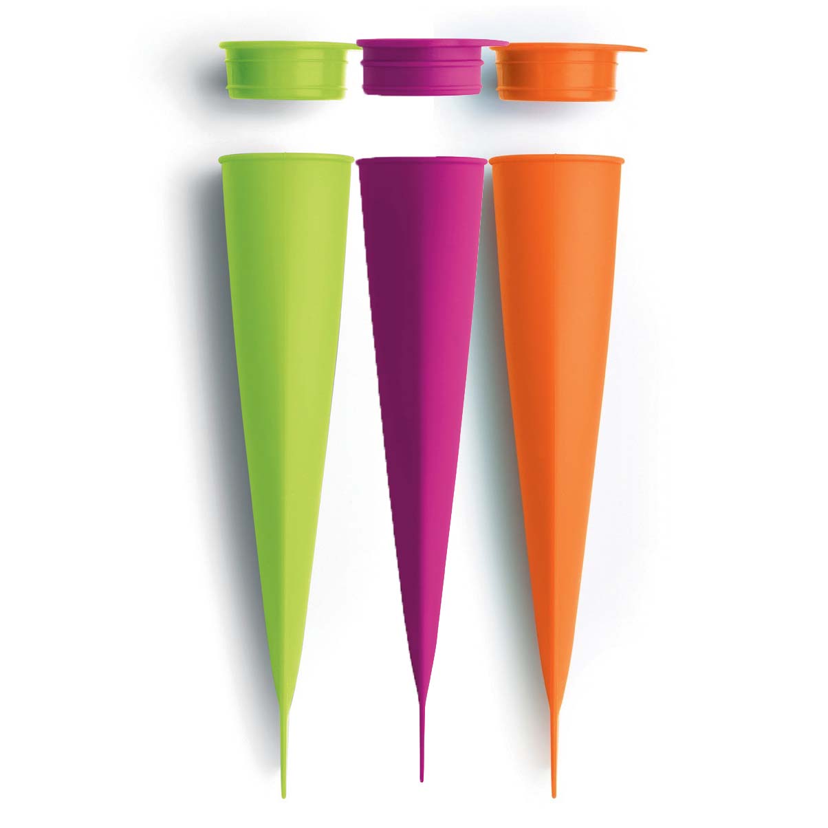 Lékué IJslollyvorm Push-Up set 3 stuks  - Silicone