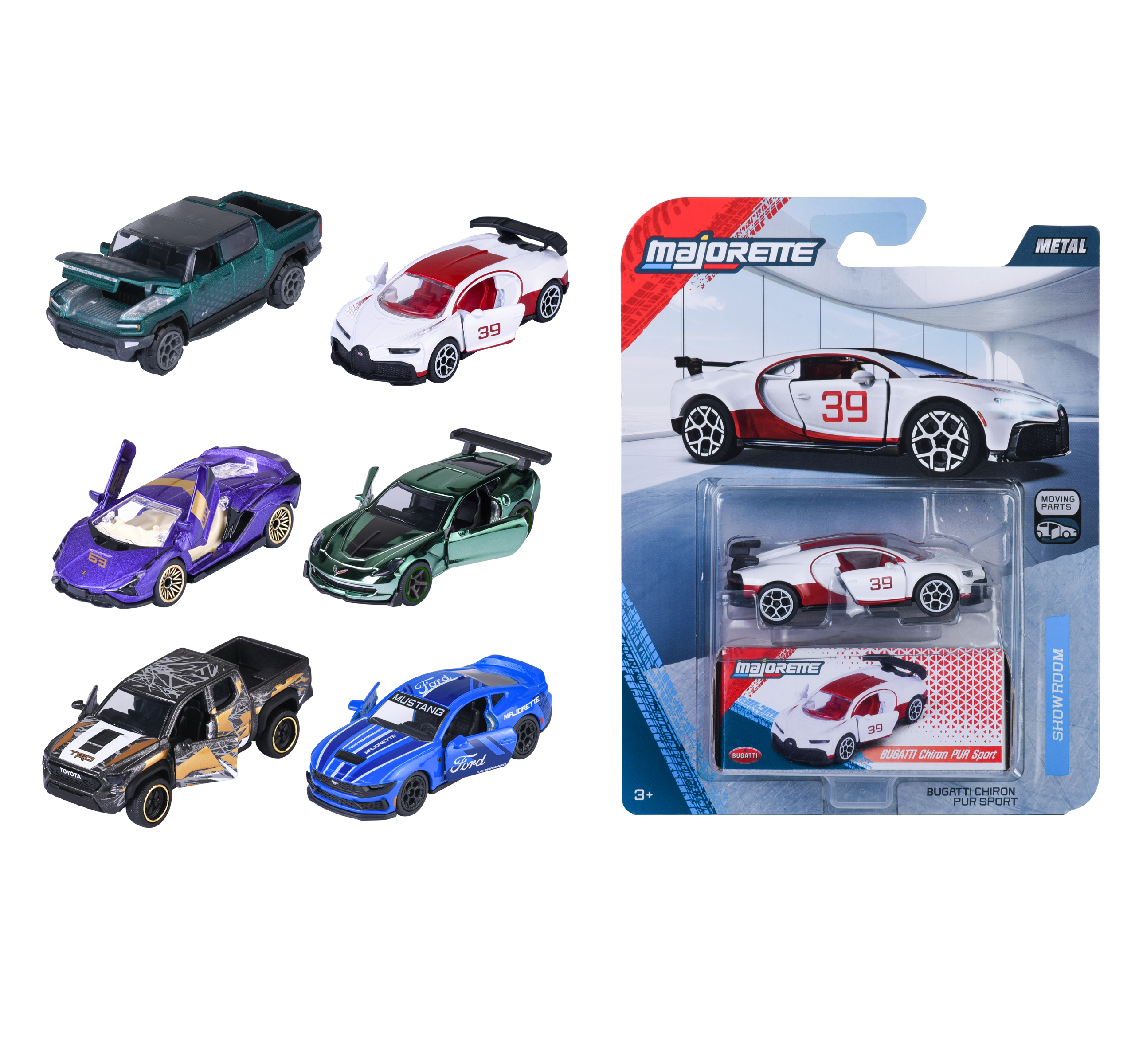 Majorette Deluxe Edition model cars, metaal 7.5 cm ass. prijs per stuk