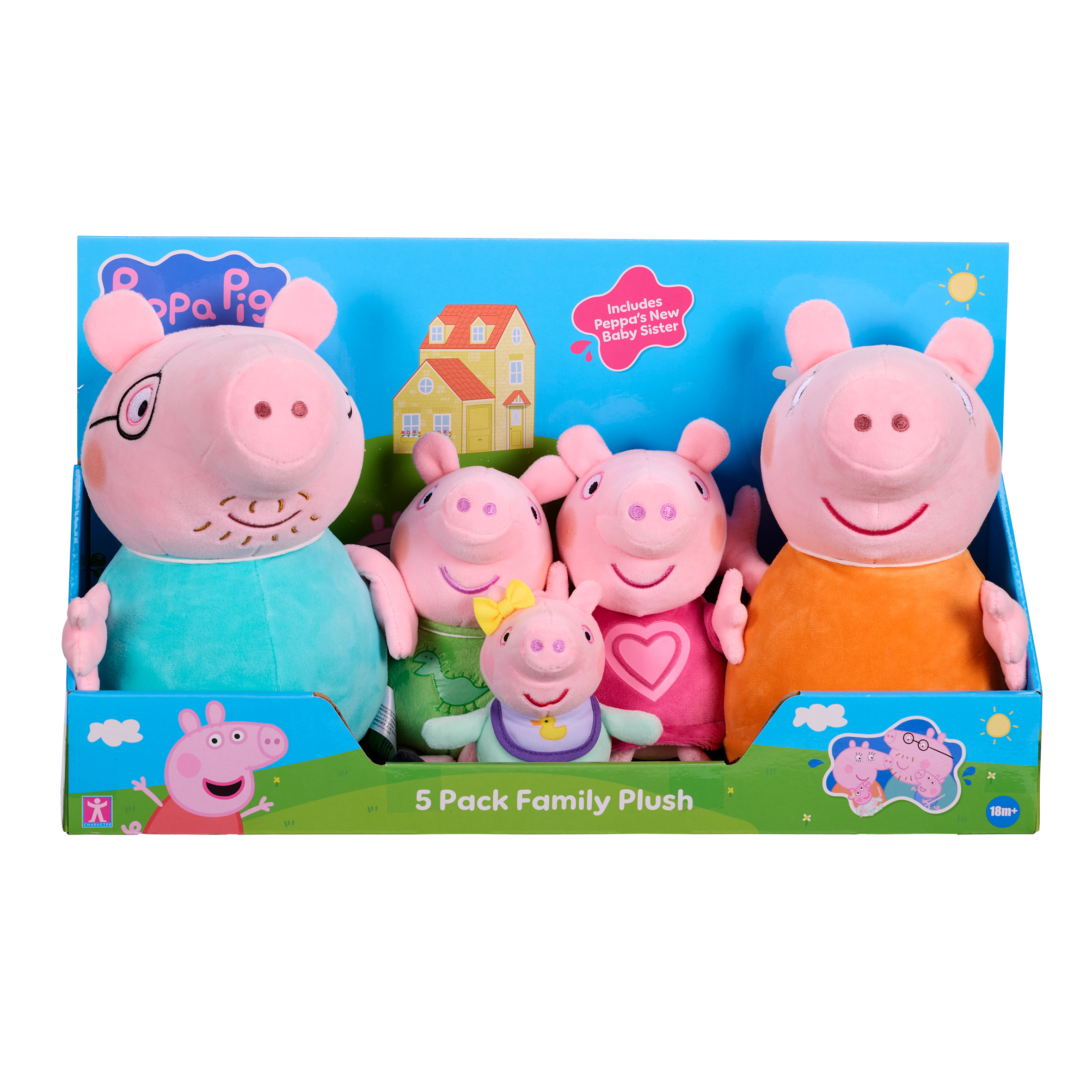 Peppa Pig - Pluche Familie 5 pack