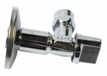 Hoekstopbolkraan Chroom 1/2x10 Stopkraan voor Sanitaire Toestellen
