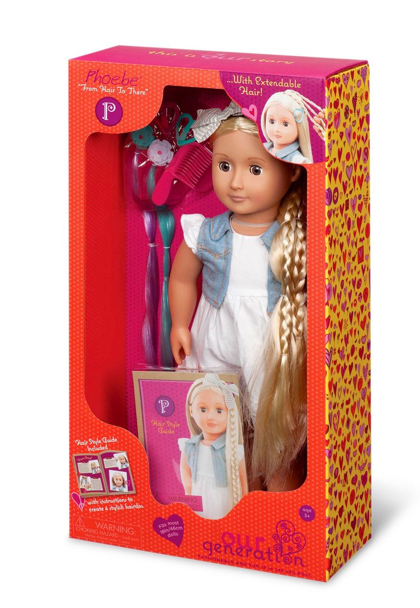 Our Generation Luxe Haarstijlpop 46 cm Phoebe