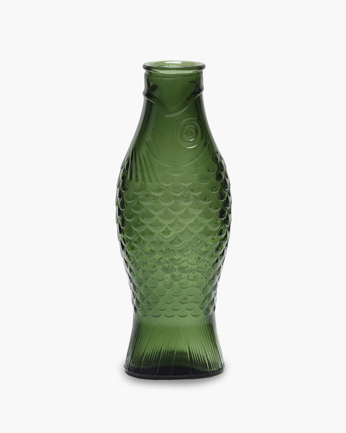 Serax Karaf Fish & Fish Dark Green 10.6x7.5x29 cm