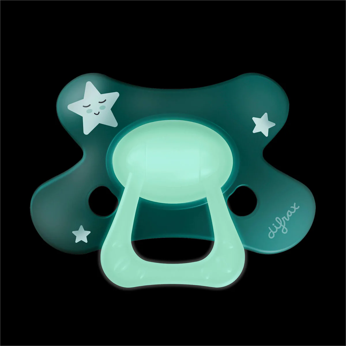 Difrax Fopspeen Dental Glow In The Dark +18 maand