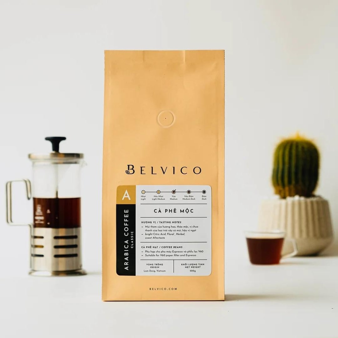 Belvico Koffie Arabica Classic Bonen 250g
