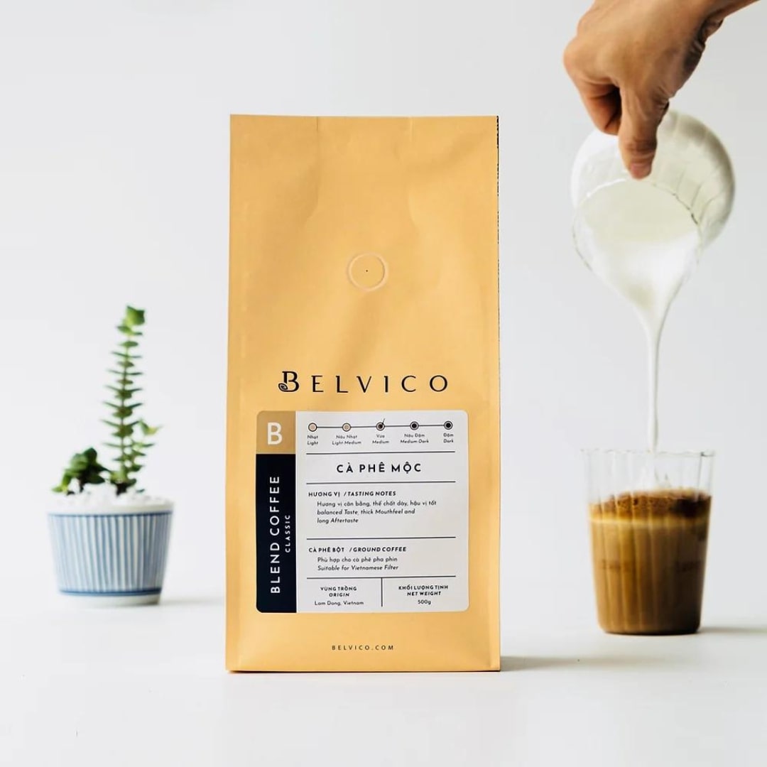 Belvico Koffie Blend Classic Bonen 250g