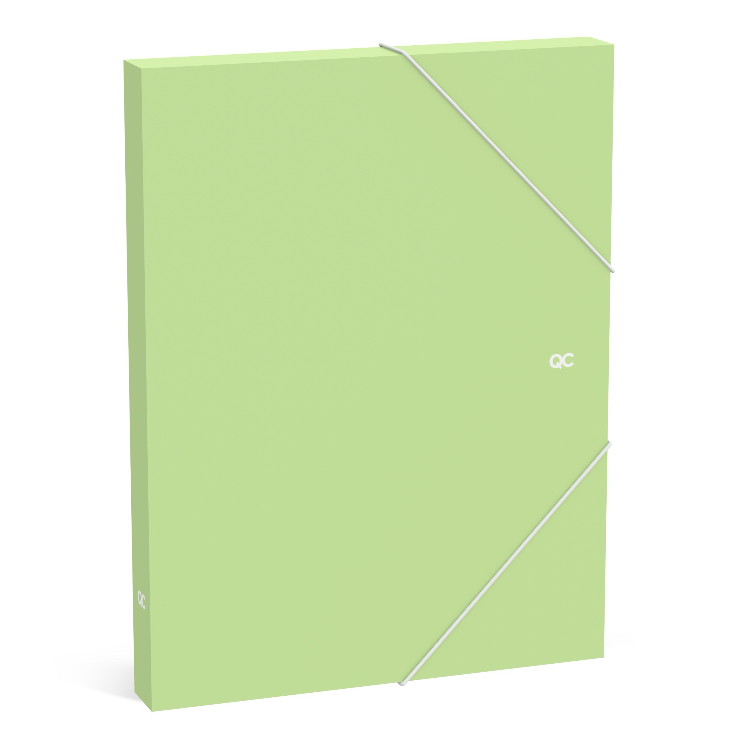 Quattro Colori Colour Elastobox A4 PP Spring Green