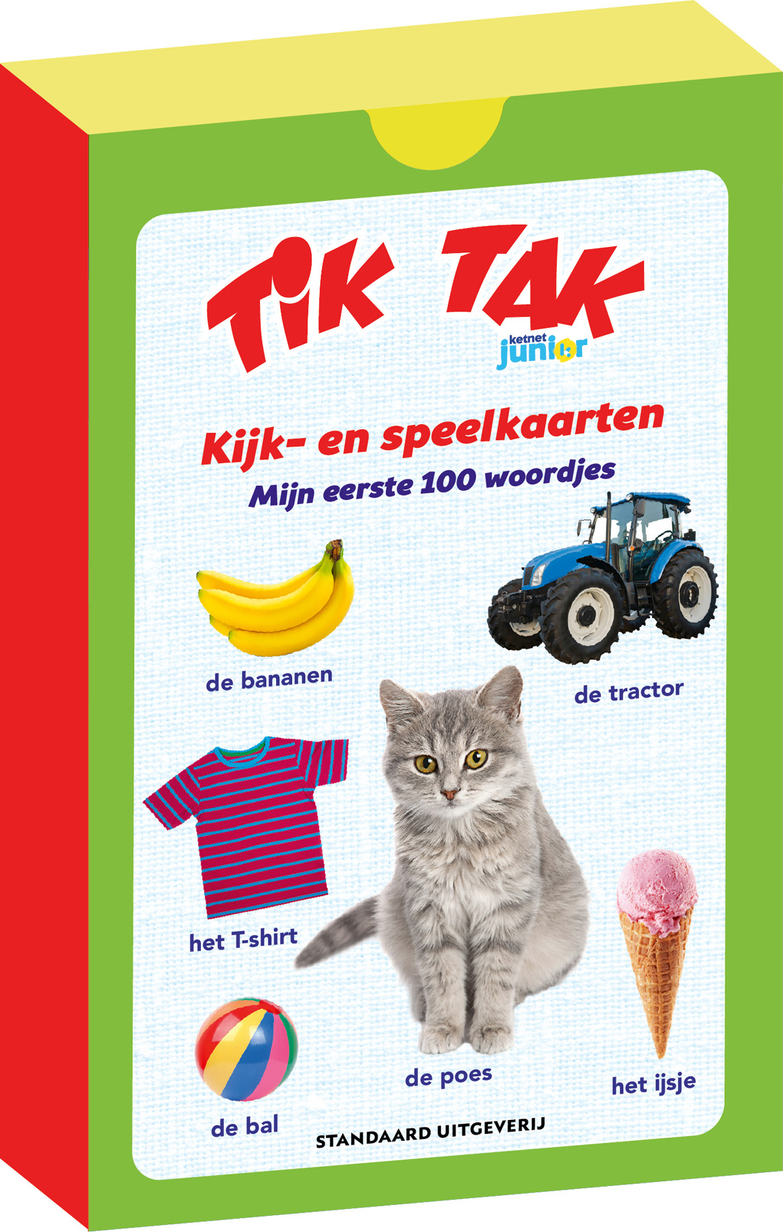 Tik Tak Kijk- en Speelkaarten - Mijn eerste 100 Woordjes  1+