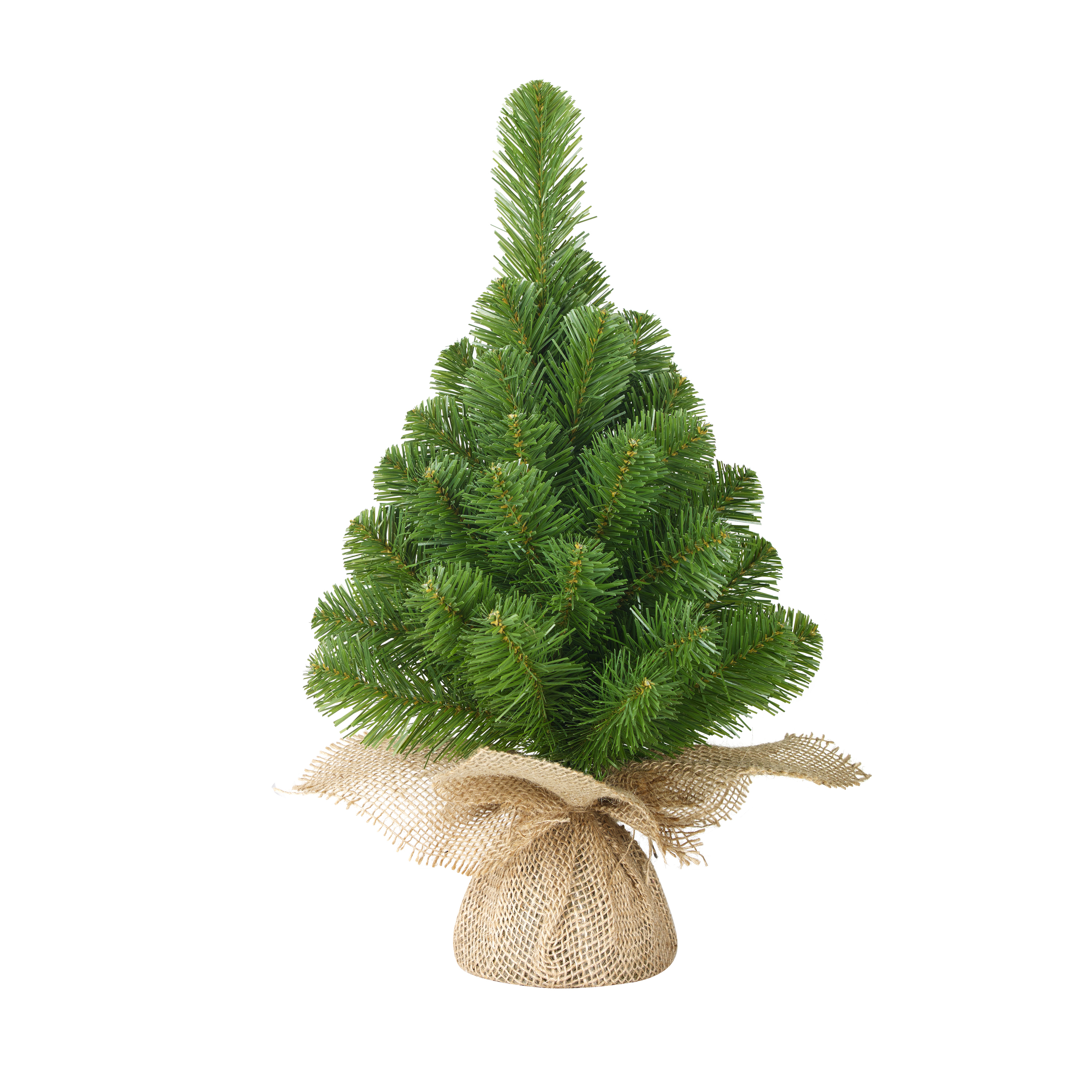 Kerstboom Mini Norton Groen 60x23 cm - 58 Tips - In Jute Zak