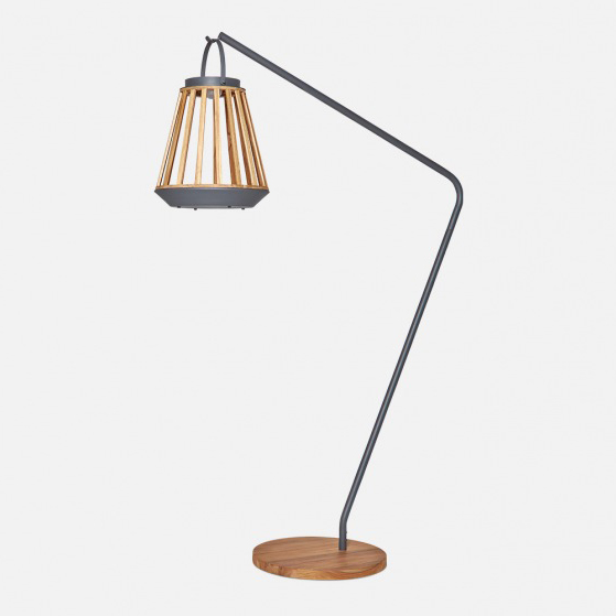 Suns Mr. Solar Jill Frame Teak Royal Grey voor tuinlantaarn Coco