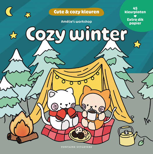 Kleurboek Cute & Cosy Cozy Winter