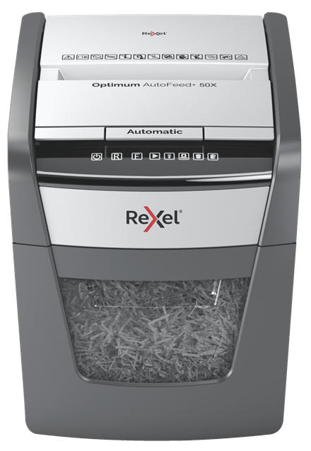 Rexel Papiervernietiger RX Optimum 50x Autofeed - P4 Cross Cut - 20 l