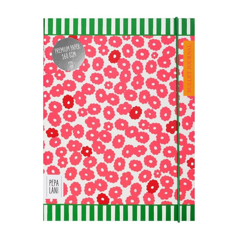 Pepa Lani Bullet Journal Pro Flower Happy Flowerbomb - Notebook - 21.5x16.5 cm - Dots