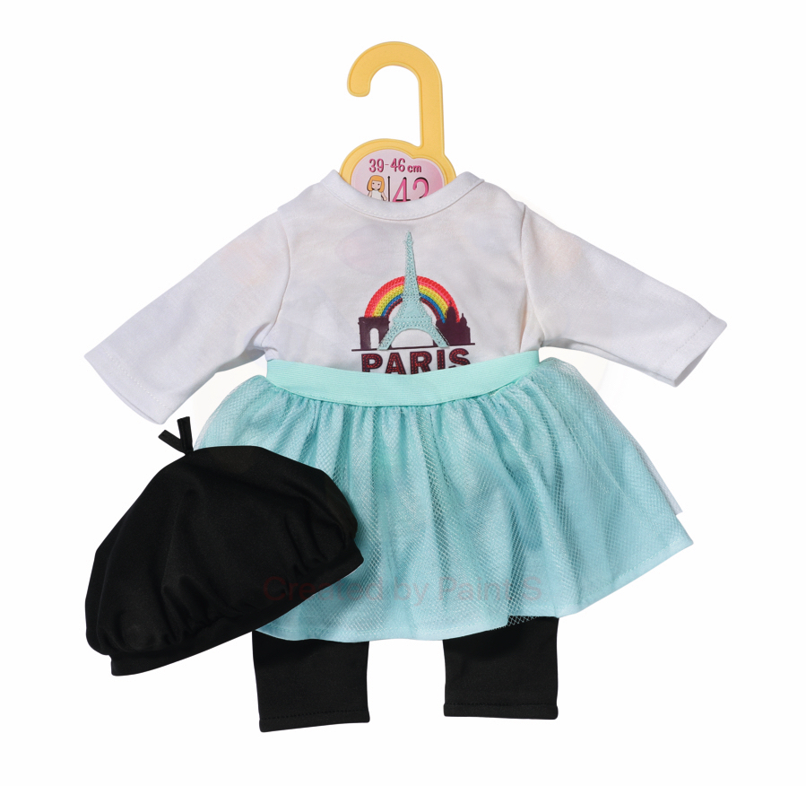 Dolly Moda Outfit Paris 43 cm Pop