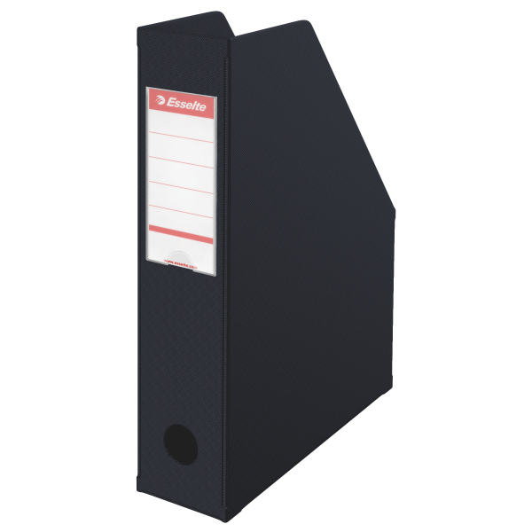 Esselte Tijdschrijftenhouder Vivida Zwart - 72x318x242 mm - Karton/PVC