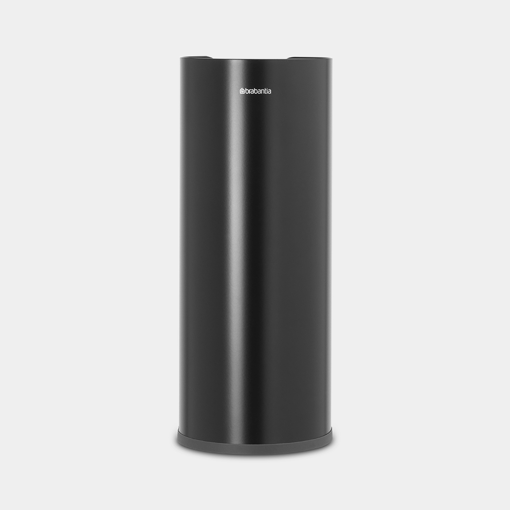 Brabantia Reserverolhouder ReNew Matt Black RVS 13x32 cm Brabantia Reserverolhouder ReNew Matt Black RVS 13x32 cm