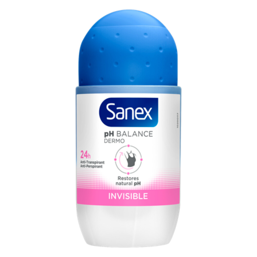 Sanex Deo Roller Dermo 24h invisible 50 ml