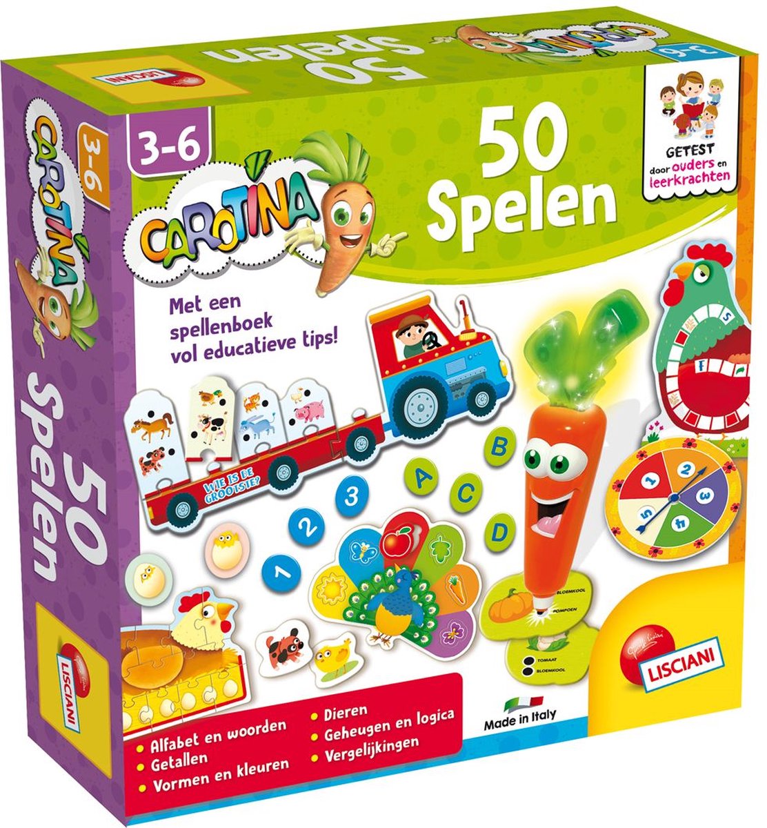 Carotina Pratende Pen met 50 Spellen