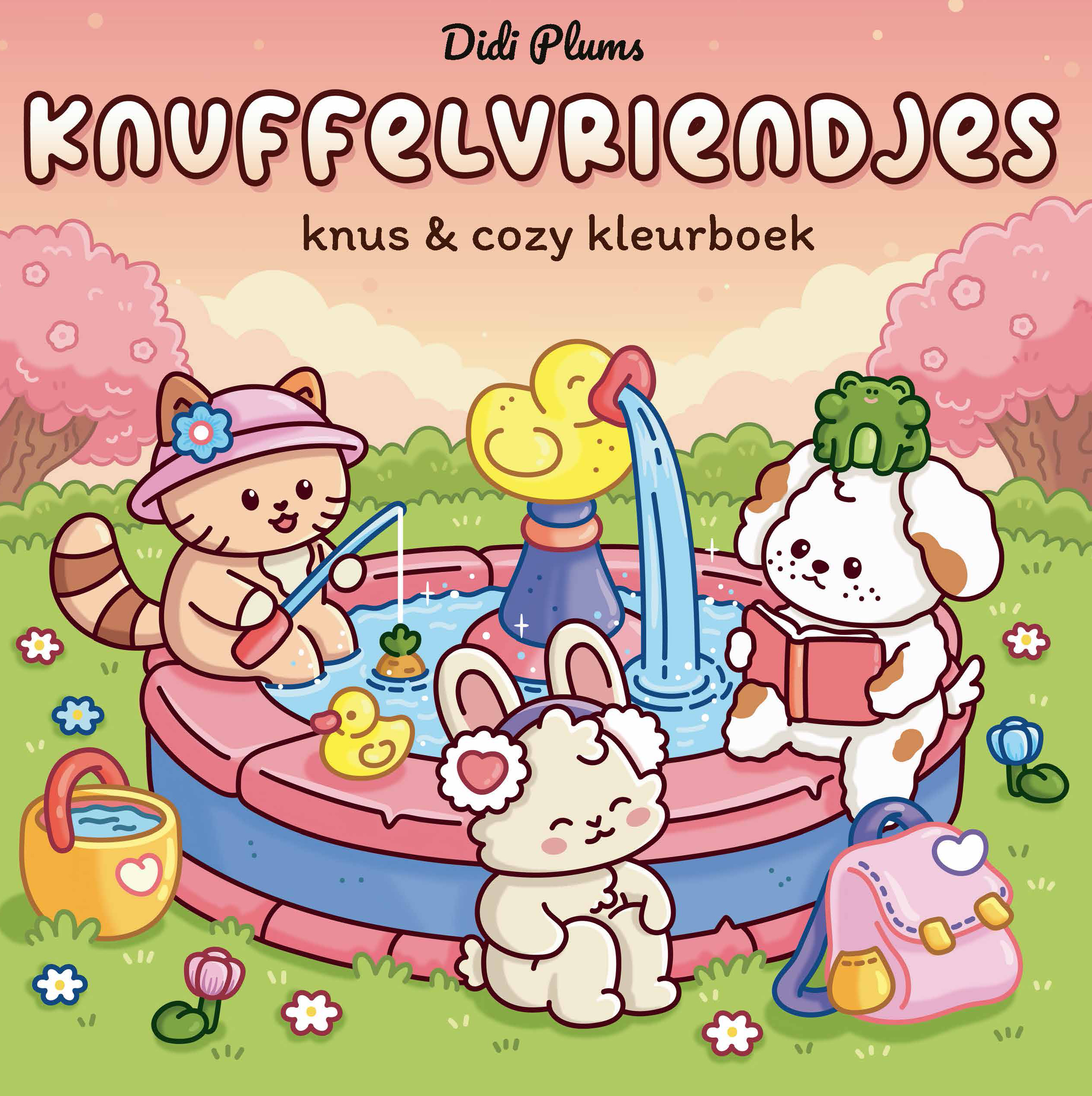 Kleurboek Knuffelvriendjes - Didi Plums