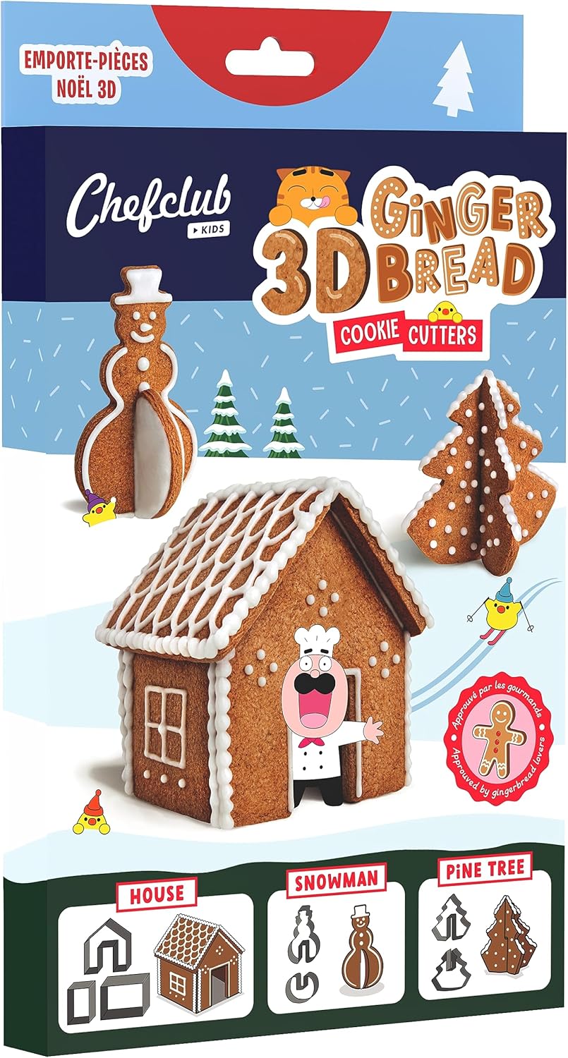 Chefclub Uitsteekvormen 3D Gingerbread