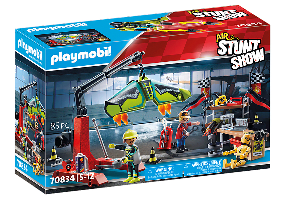 Playmobil Stunt Show 70834 Air Stuntshow servicestation