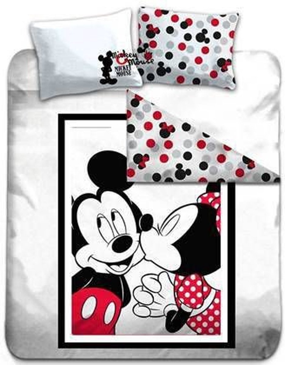 Mickey &Minnie Dekbedovertrek 240x220 cm Microfiber