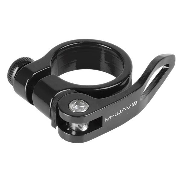 M-Wave Zadelbuisklem Quick-Release 34,9 mm Zwart
