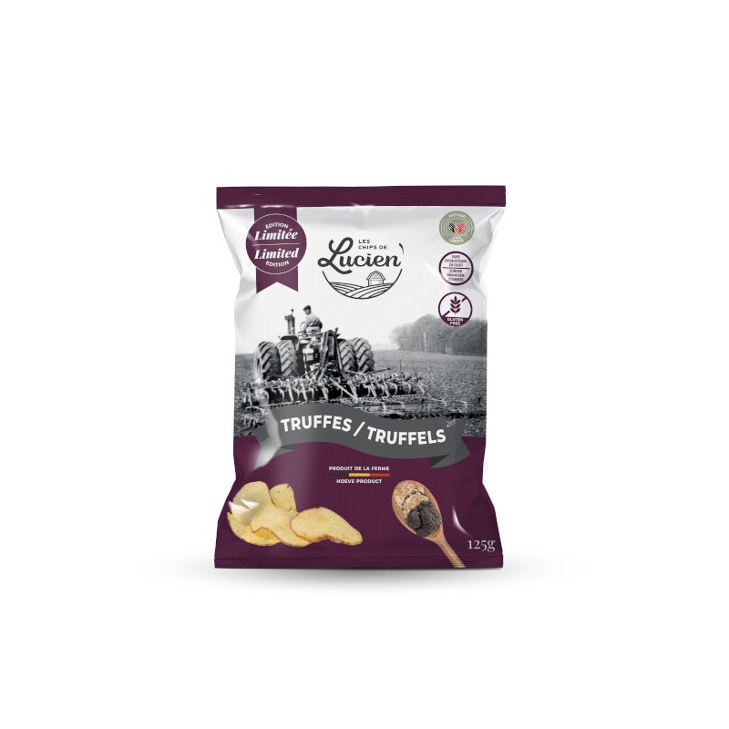 Les Chips de Lucien Belgische Chips met Truffel 125g