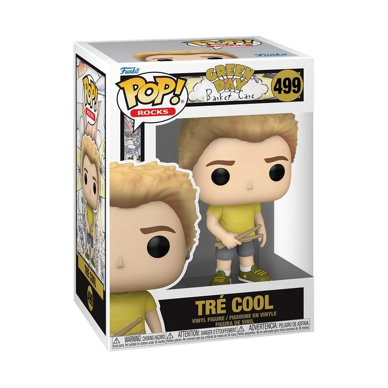 Funko Pop! Rocks - Green Day, Basket Case: Tré Cool 499