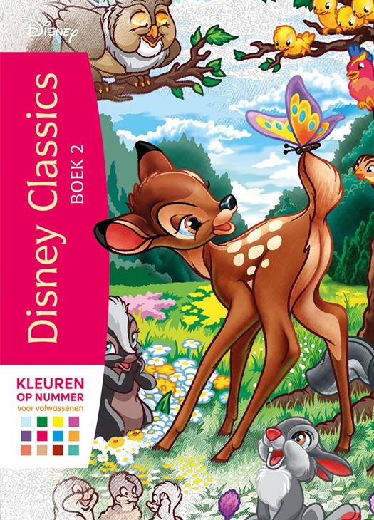 Kleuren op Nummer voor Volwassenen - Disney Classics Boek 2