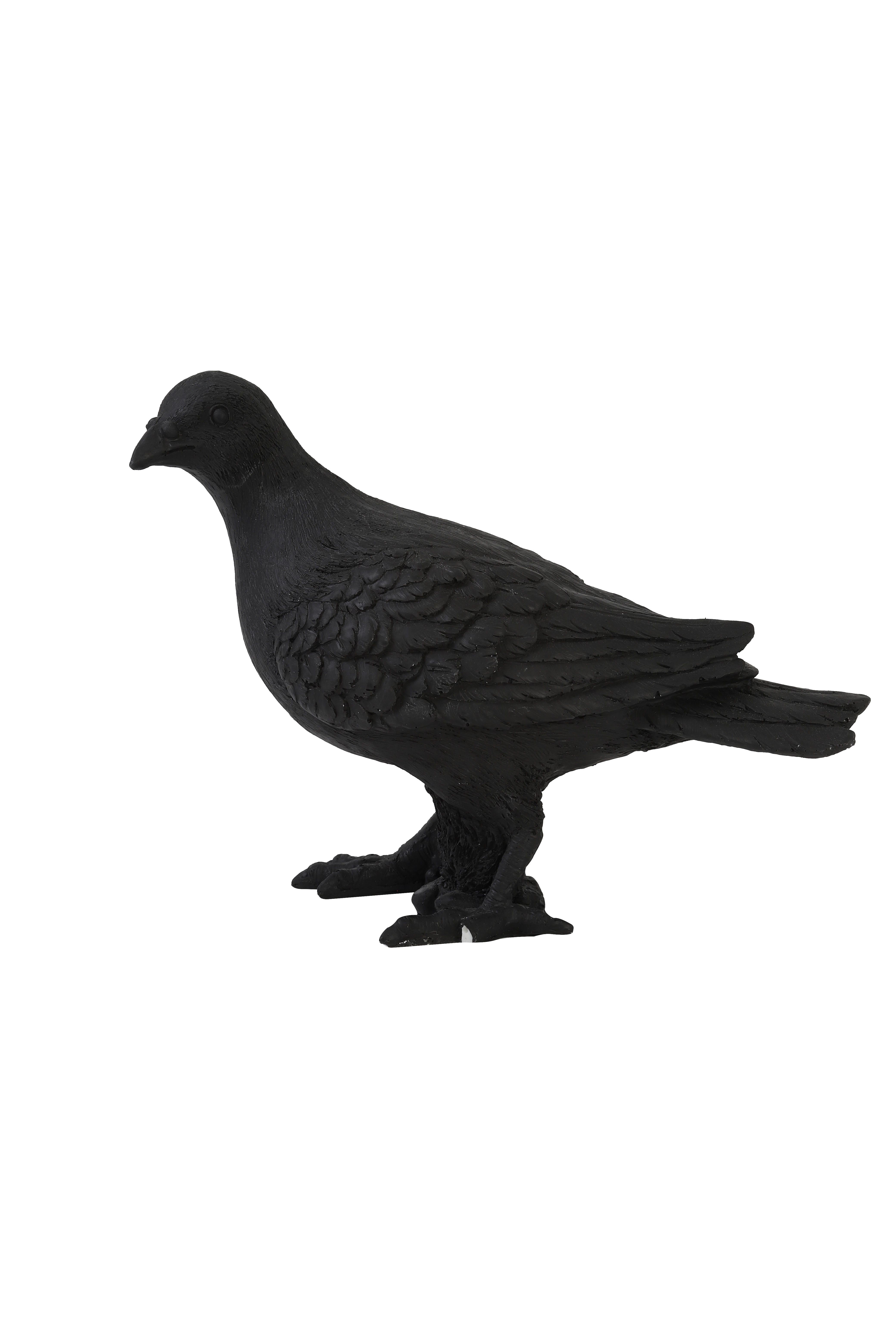 Light & Living Deco Vogel Keramiek 28.5x15x22.5cm - Mat Zwart