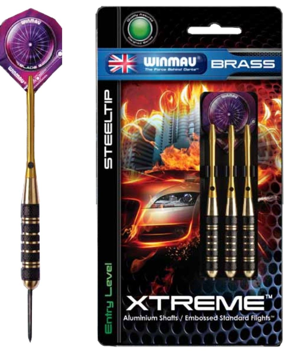 Winmau Xtreme Black Brass Dartsset gewichten - assorti - prijs per stuk