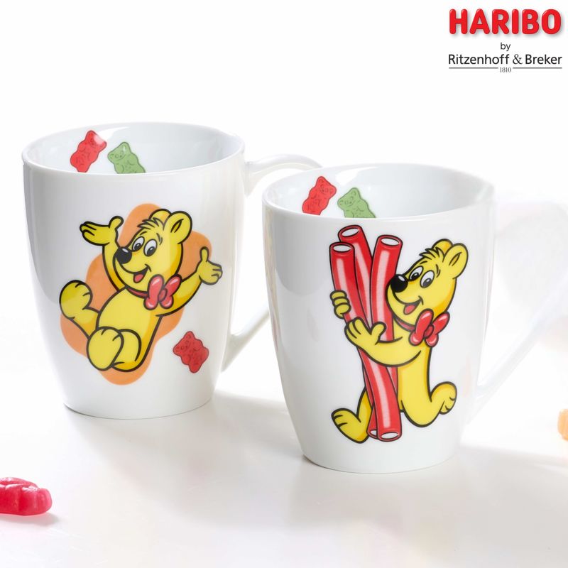 Ritzenhoff & Breker Mok Haribo Bear 360ml - Porselein - 13x9x10 cm - assorti - prijs per stuk