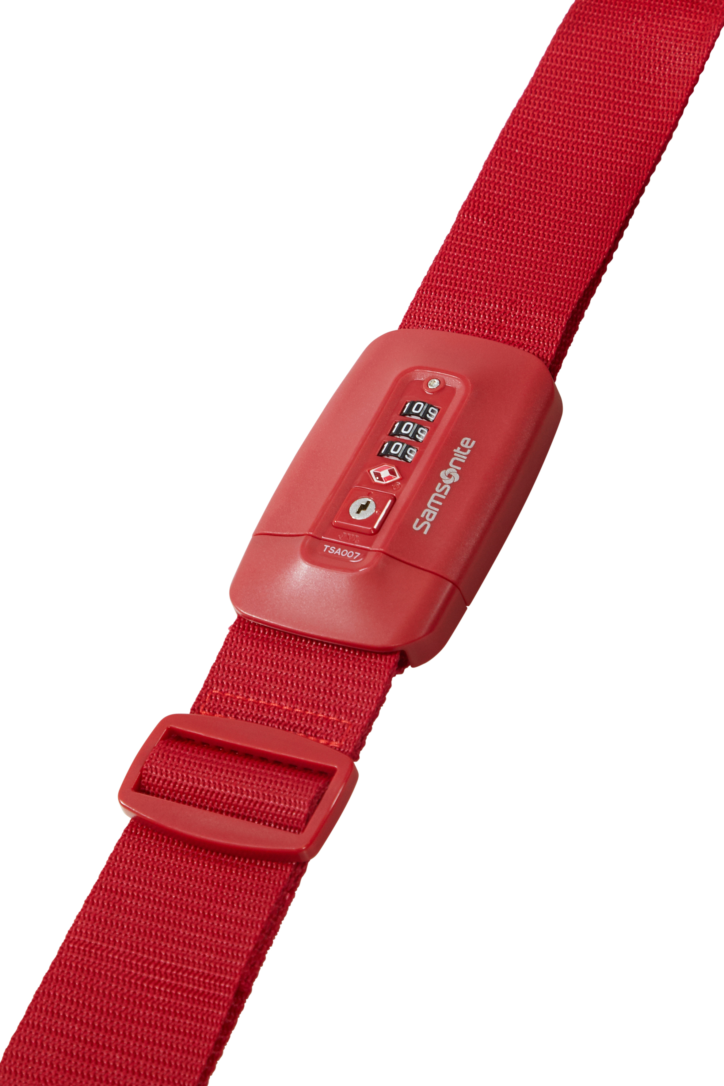 Samsonite Bagageriem TA Revolution Rood met Slot