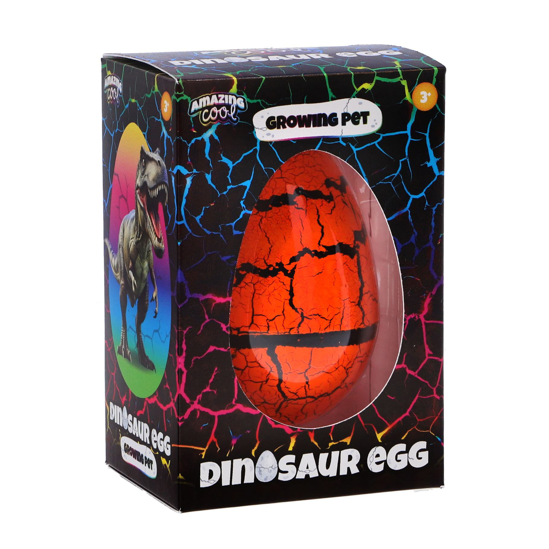 Amazing Cool Groei Dino in ei 11 cm kleur ass, prijs per stuk