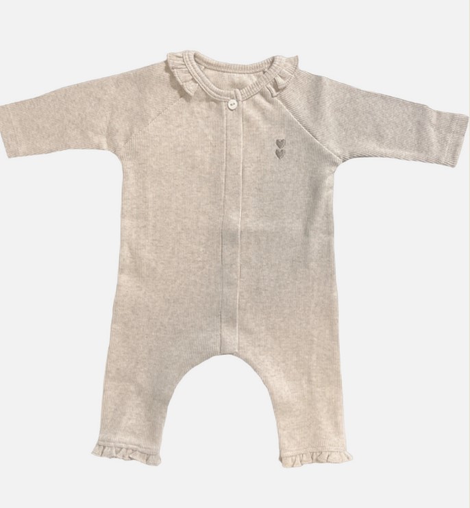 Poetree Pyjama Ruffle Olivia Sand - 1 maand