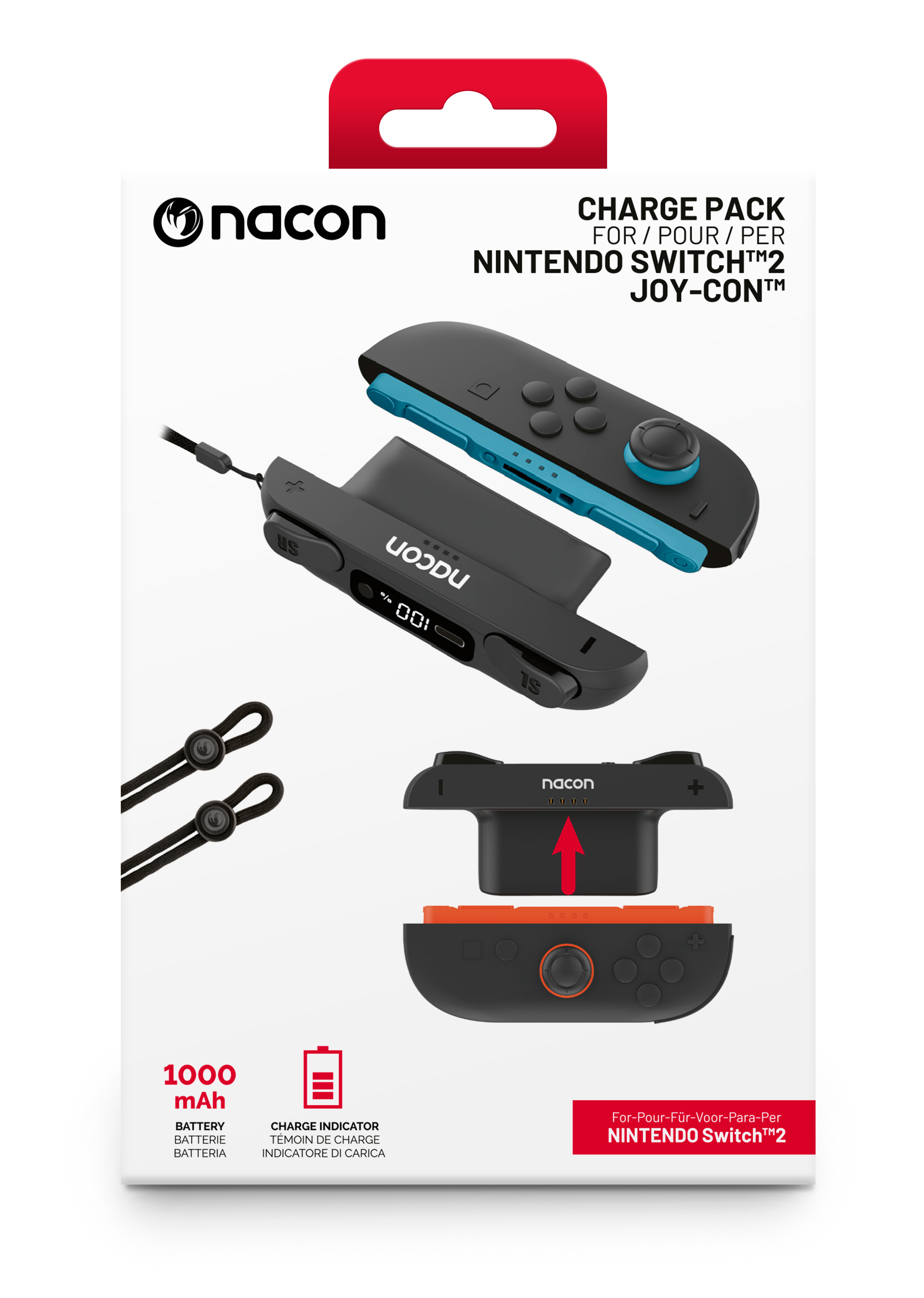 Nacon Switch 2 Battery Pack Add-On for 2 Joy-Con