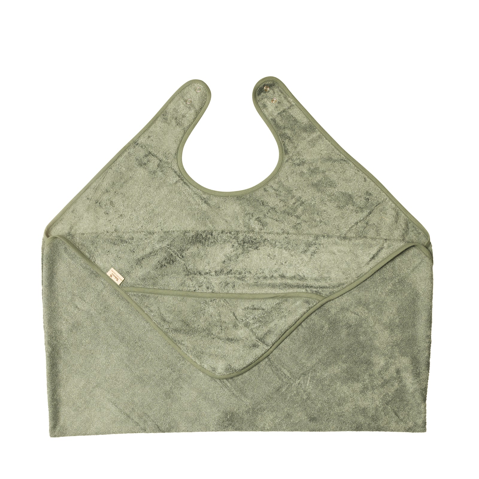 Timboo Badcape-Knuffelhanddoek Adult-Kid Whisper Green 98x104 cm