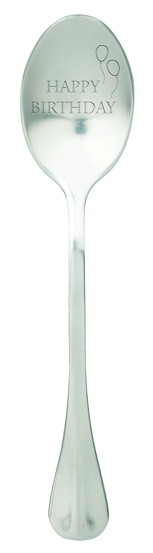 One Message Spoon Lepel met Tekst Happy Birthday