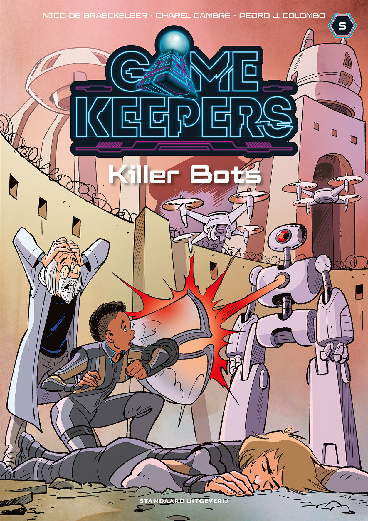 Stripverhaal Gamekeepers 5 Killer Bots
