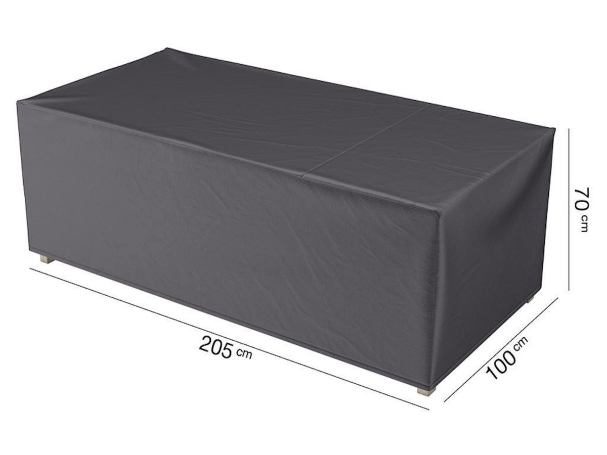 Aerocover afdekhoes voor loungebank 205x100x70cm - ademende stof