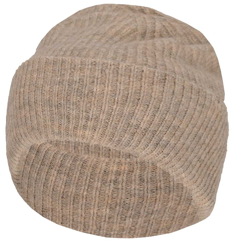 Sarlini Muts Dames Knit Camel Melange One Size